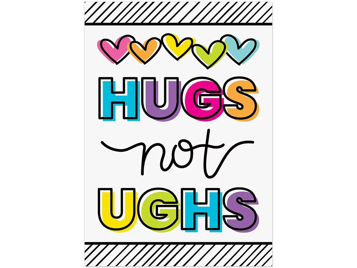 Kind Vibes Hugs Not Ughs Poster - US 1776