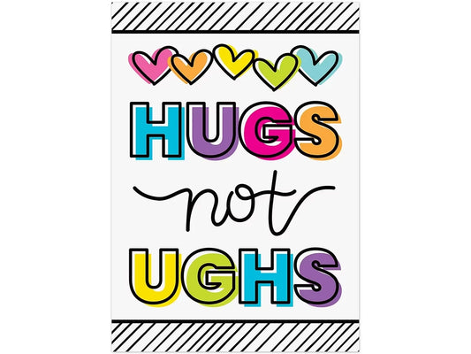 Kind Vibes Hugs Not Ughs Poster - US 1776