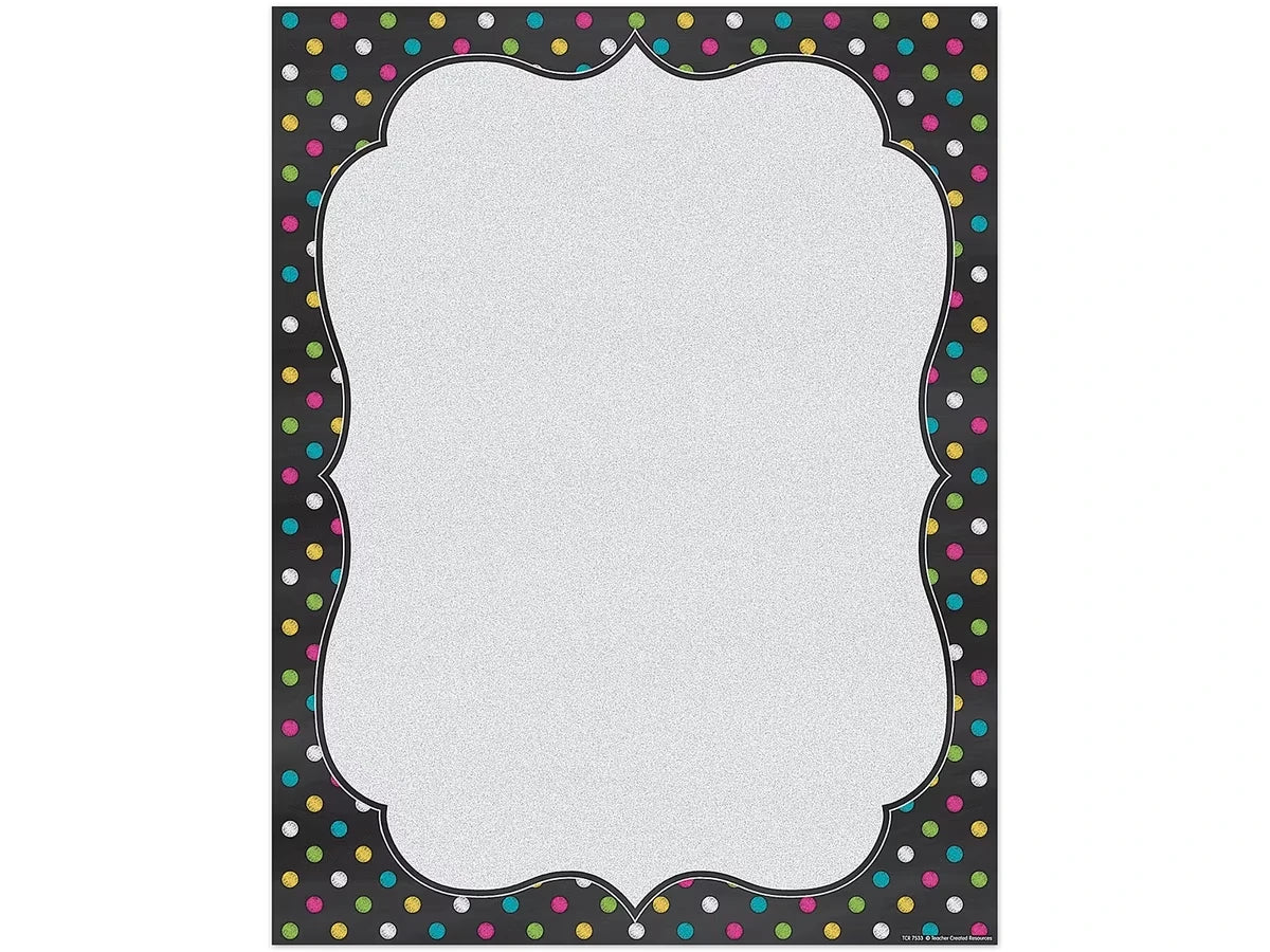 Chalkboard Brights Blank Poster - US 3301