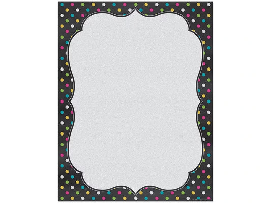 Chalkboard Brights Blank Poster - US 3301