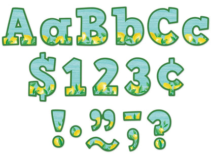 Lemon Zest 4" Punch-Out Letters - US 9064