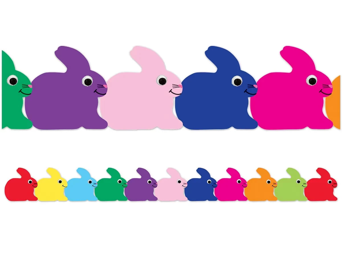Colorful Bunny Border - US 2631