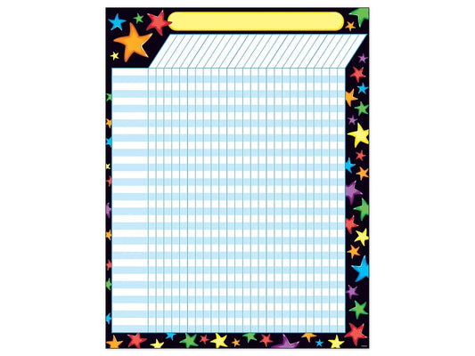 Gel Stars Incentive Chart - US 6233