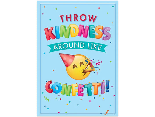 Emoji Fun Throw Kindness Around… Poster - US 4927