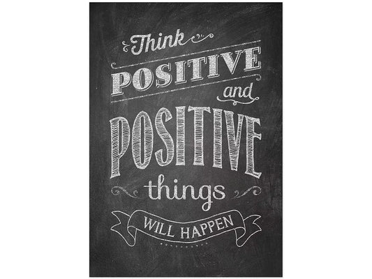 Chalk It Up! Think Positive Poster - US 4384