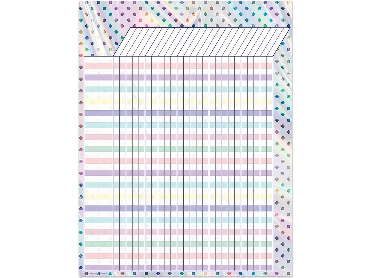 Iridescent Incentive Chart - US 2958