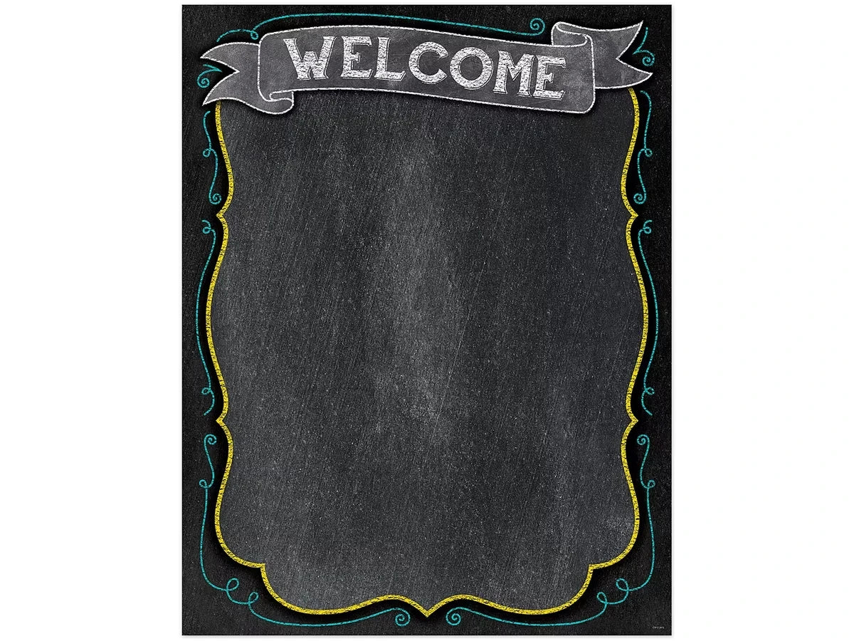 Chalk It Up! Welcome Poster - US 5127