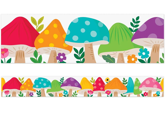 Woodland Friends Mushroom Border - US 5881