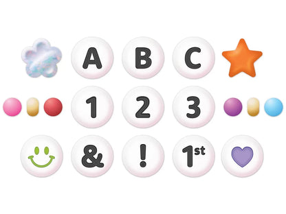 Friendship Beads 3 1/2" Punch-Out Letters - US 3683