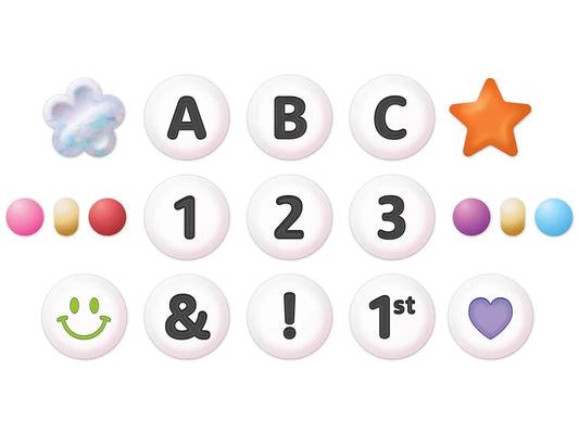 Friendship Beads 3 1/2" Punch-Out Letters - US 3683