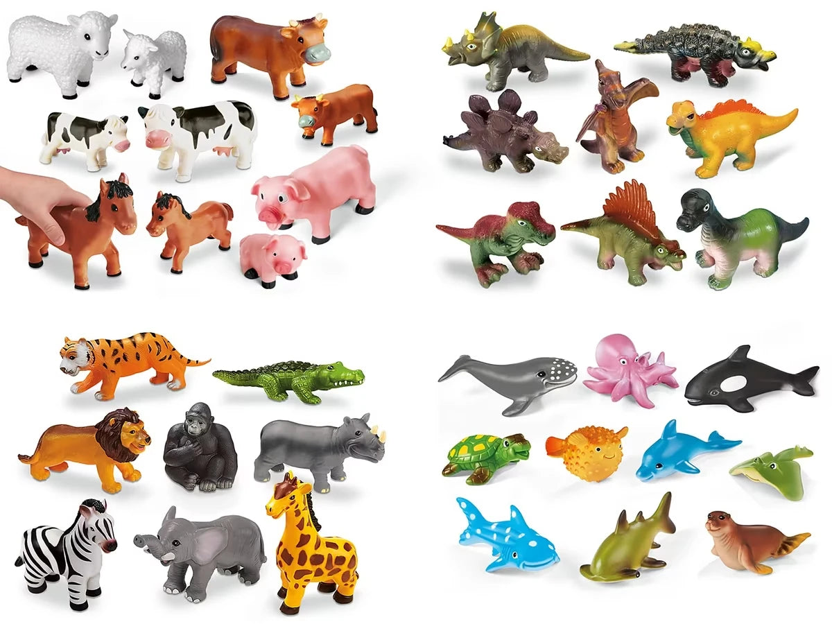 Soft & Squeezy Animals - Complete Set - US 2241