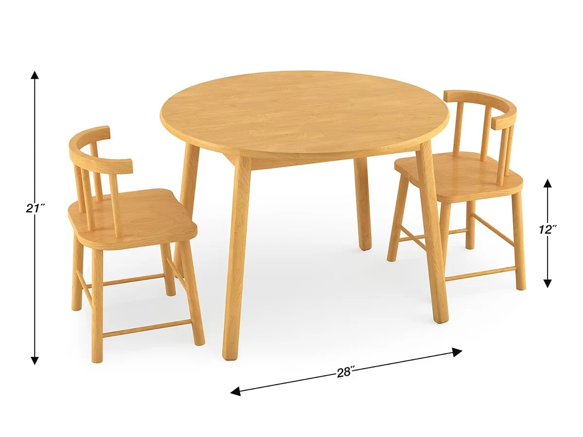 Butcher-Block Table and Chair Set - US 1275