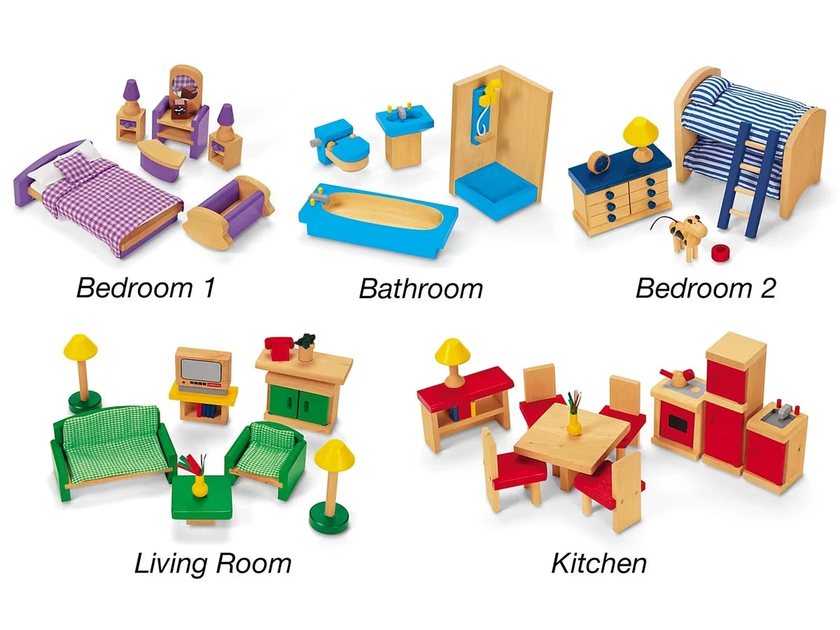 Play-All-Around Dollhouse Furniture - US 3920