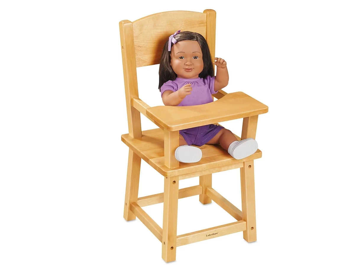 Lakeshore Hardwood Doll Highchair - US 1604