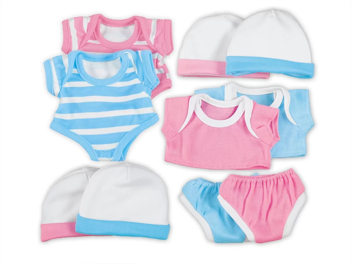 Bedtime Clothes for 10" Newborn Dolls - US 6933