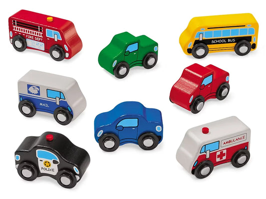 Around Town Vehicles - Set of 8 - US 4156