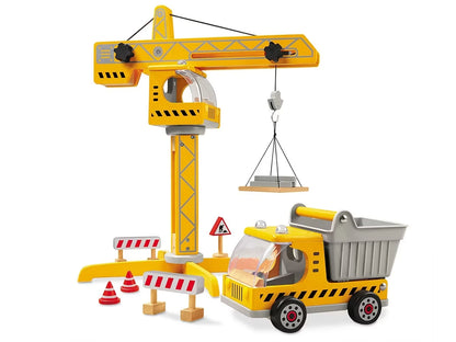 Real-Working Construction Crane - US 7221