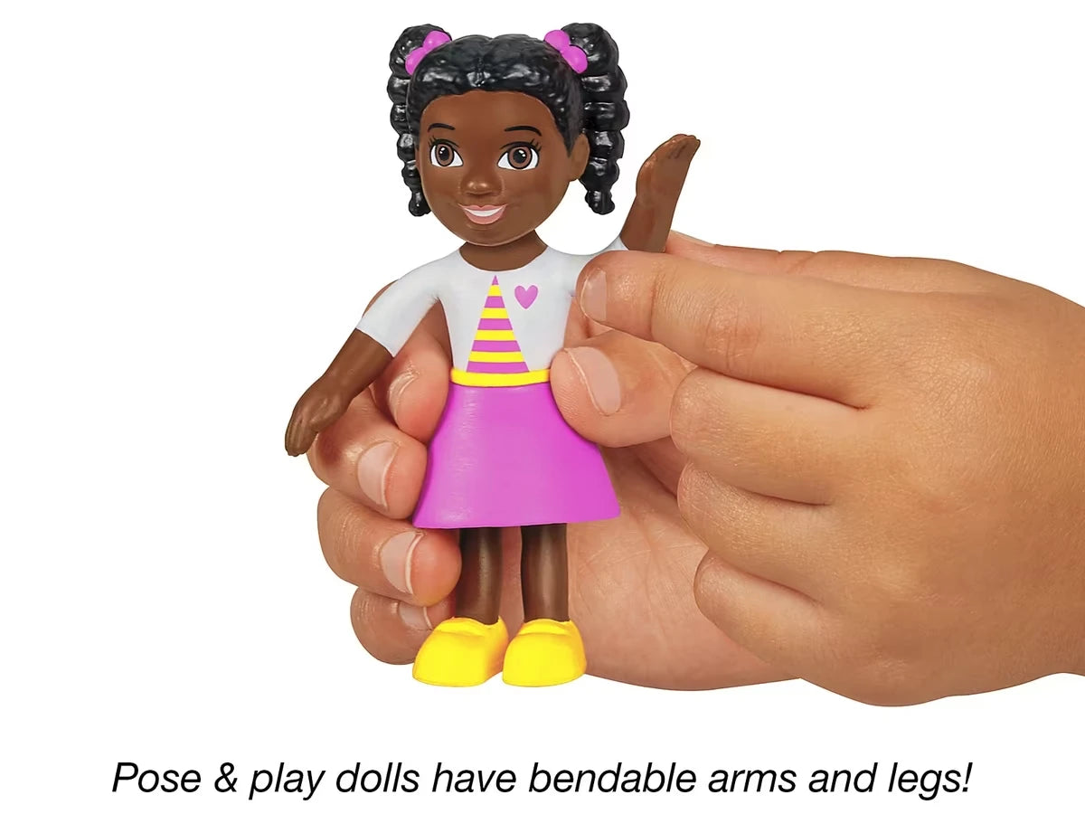 Lakeshore Pose & Play Dolls - African American Family - US 9507
