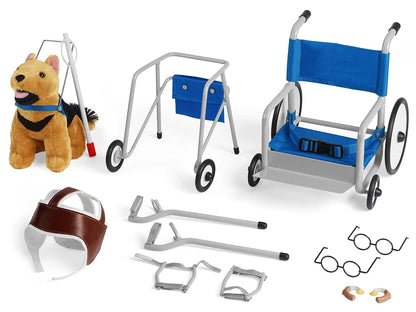 Adaptive Equipment for Dolls with Special Needs - Complete Set - US 1862