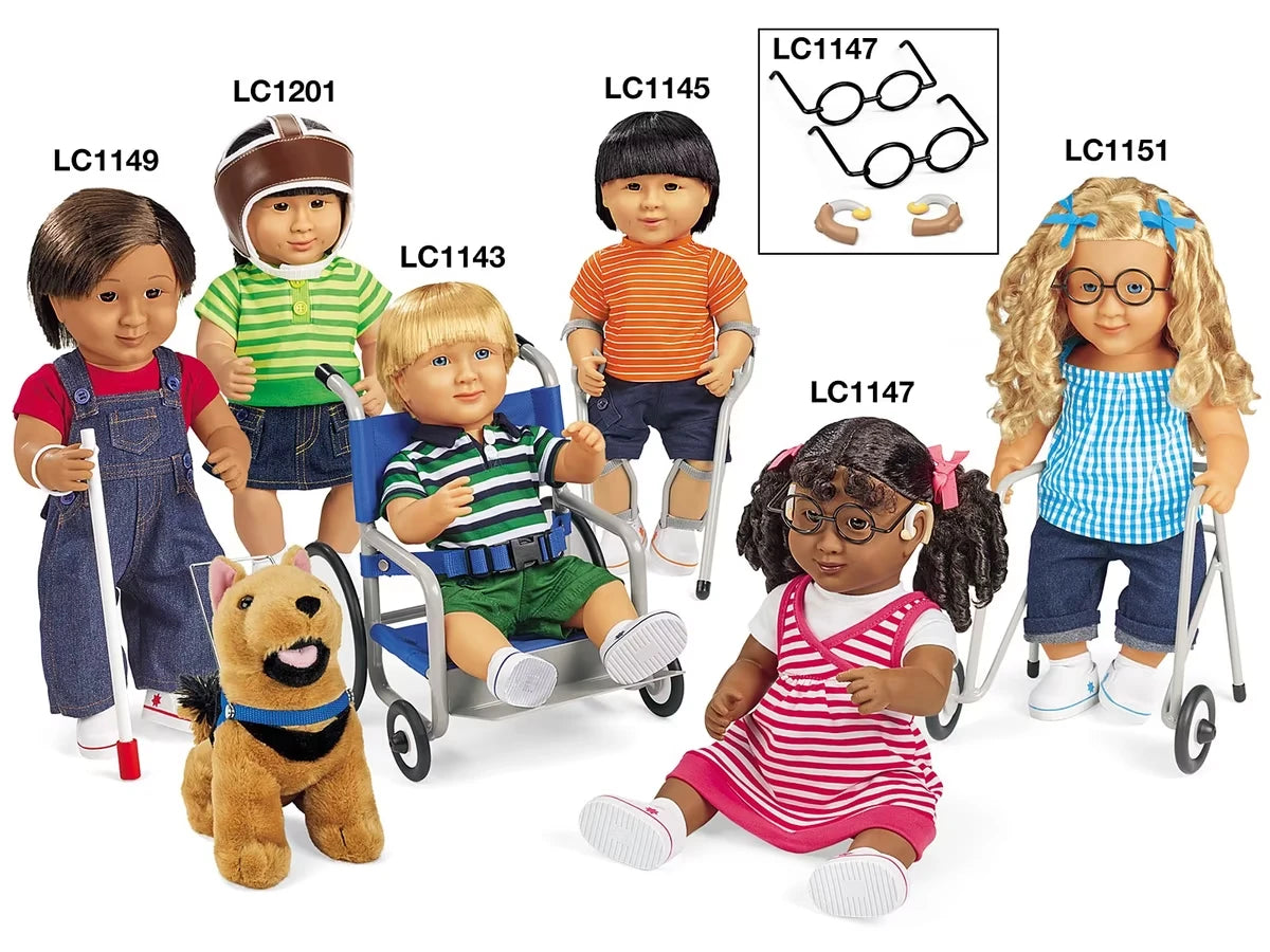 Adaptive Equipment for Dolls with Special Needs - Complete Set - US 1862