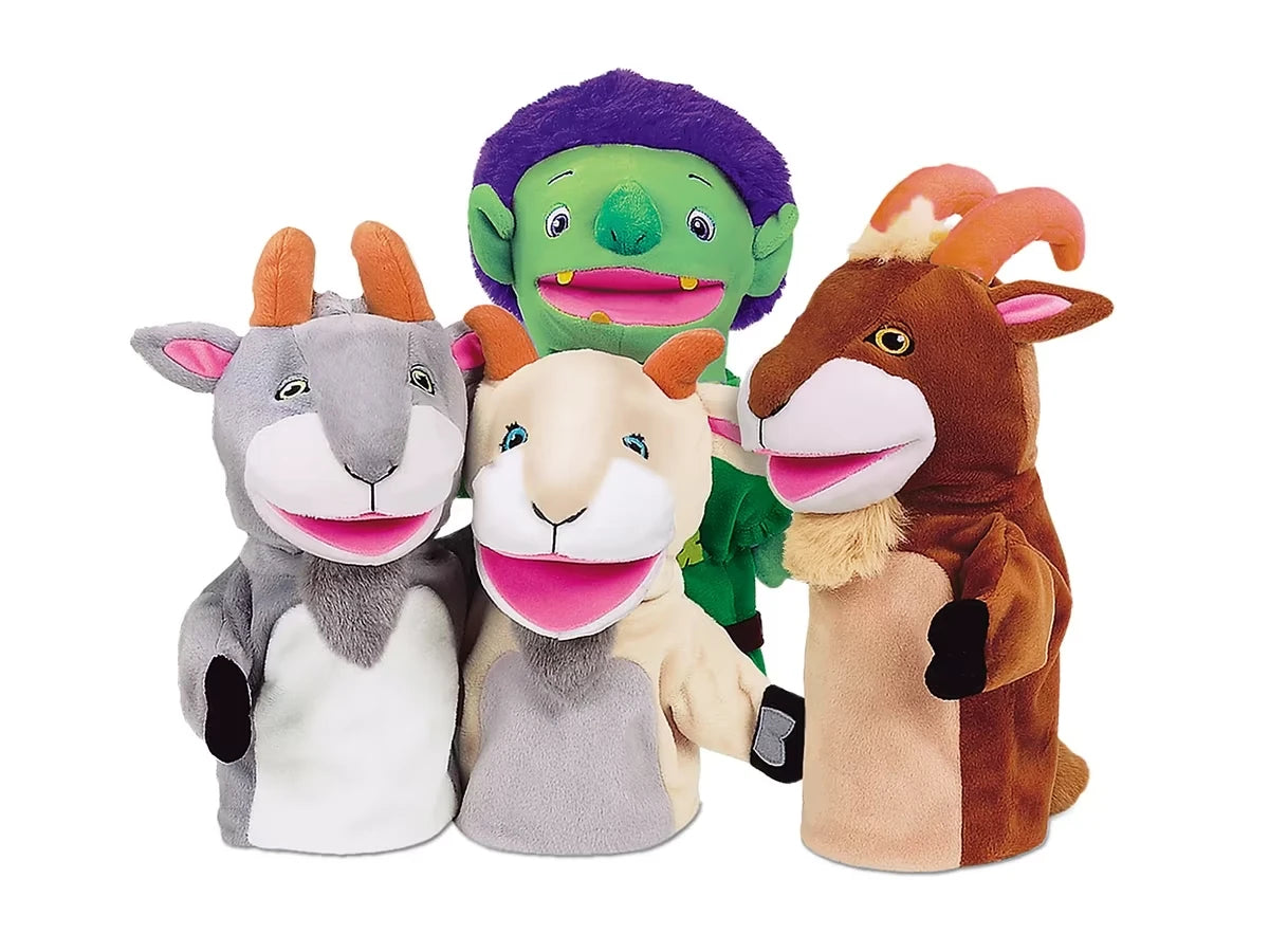 The Three Billy Goats Gruff Storytelling Puppet Set - US 9362