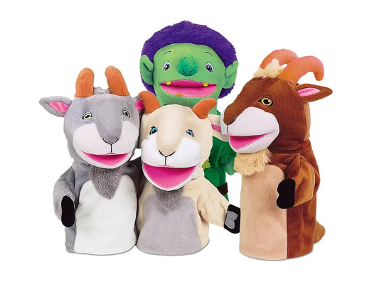 The Three Billy Goats Gruff Storytelling Puppet Set - US 9362