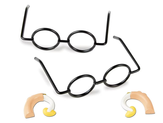Two Hearing Aids and Two Pairs of Eyeglasses - US 6379