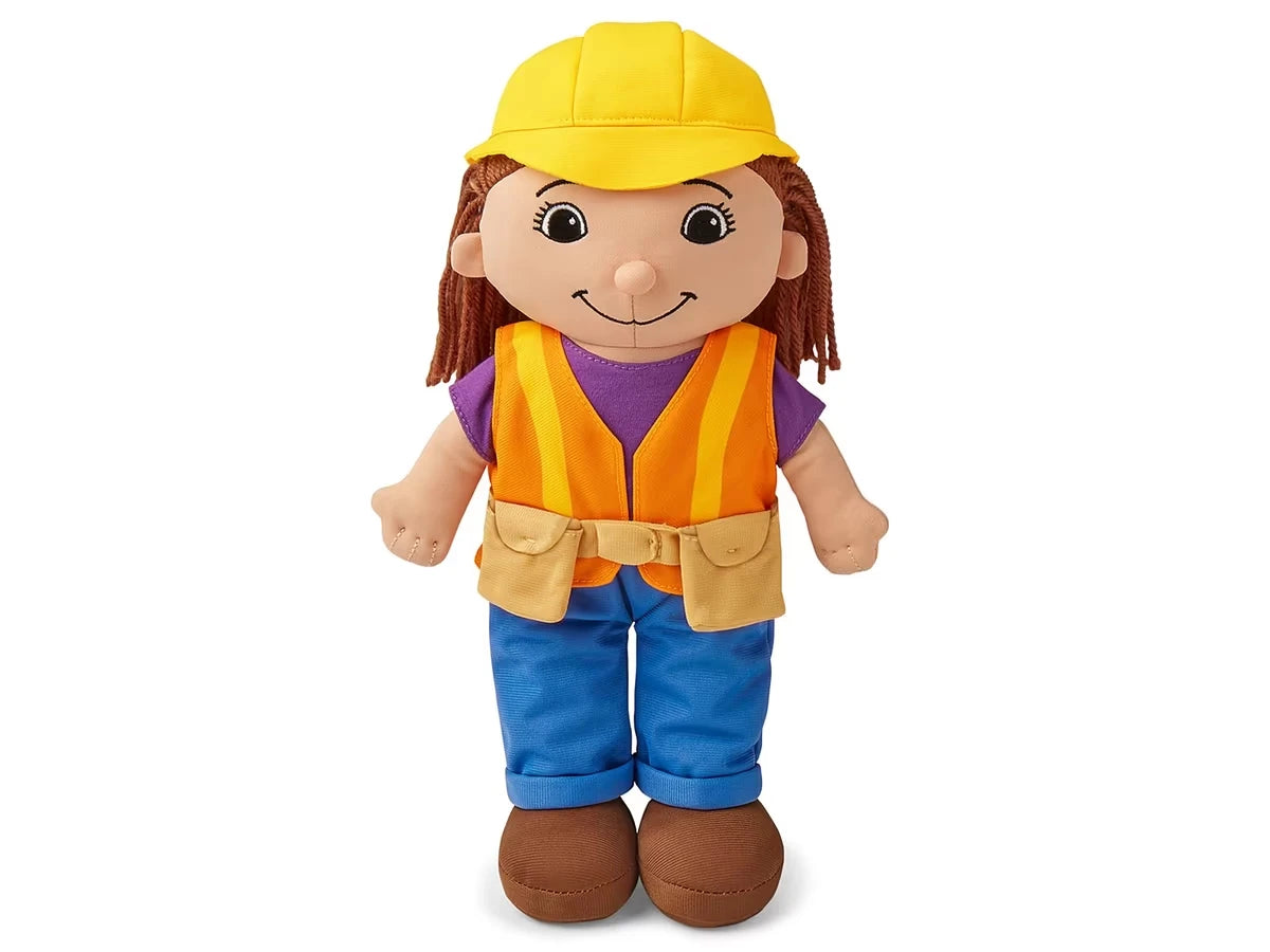 Construction Worker Washable Doll - US 8707