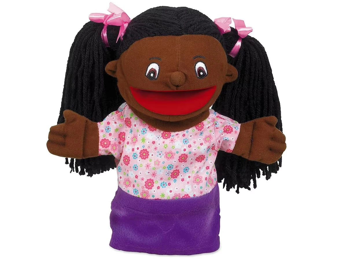 Let’s Talk! African American Girl Puppet - US 5944