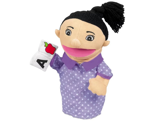 Let’s Talk! Teacher Community Helper Puppet - US 8799