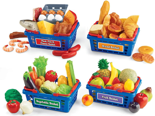 Let’s Go Shopping Food Baskets - Complete Set - US 5717