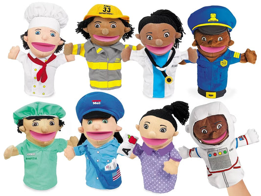 Let’s Talk! Community Helper Puppets - Complete Set - US 2888