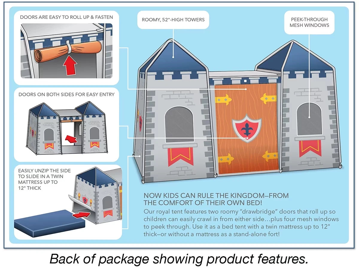 Magical Castle Bed Tent - US 7462