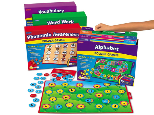 Early Language Folder Game Libraries - Complete Set - Pre K-K - US 5001
