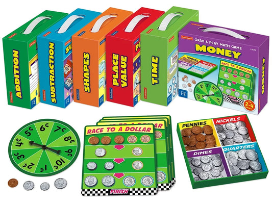 Grab & Play Math Games - Gr. 1-2 - Complete Set - US 4435