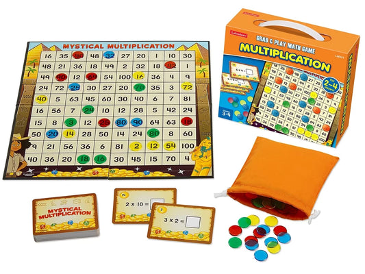 Multiplication Grab & Play Game - Gr. 3-4 - US 8000