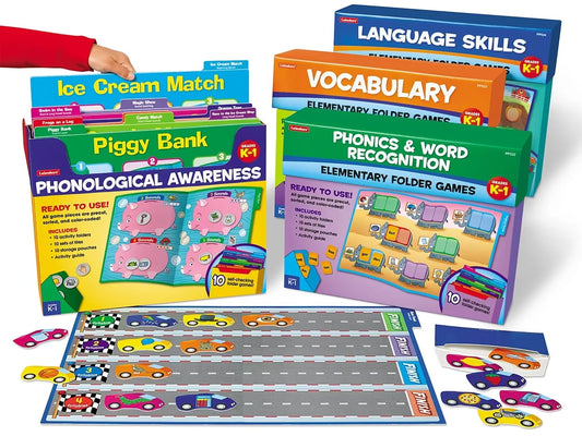 Reading Skills Folder Game Libraries - K-Gr. 1 - Complete Set - US 1537