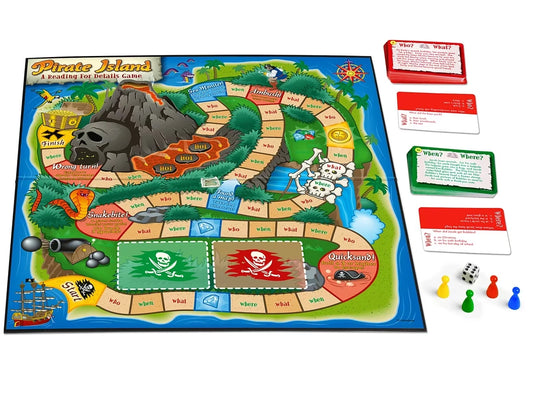 Pirate Island: Reading for Details Game - US 7395
