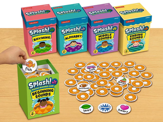 Splash! Jr. Reading Readiness Games - Set of 5 - US 5291