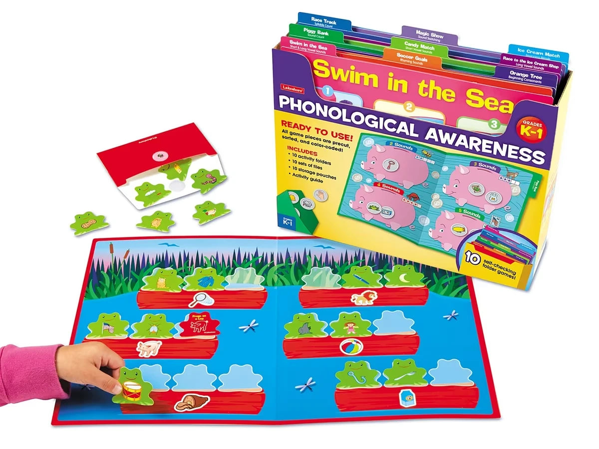 Phonological Awareness Folder Game Library - K-Gr. 1 - US 9466