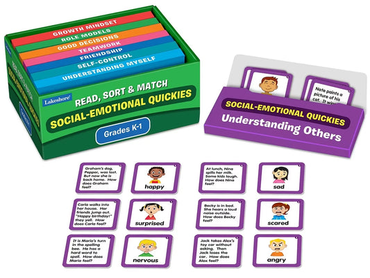 Match & Sort Social-Emotional Quickies - K-Gr. 1 - US 3724
