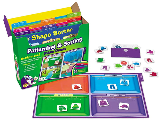 Patterning & Sorting Folder Game Library - Pre K-K - US 6795