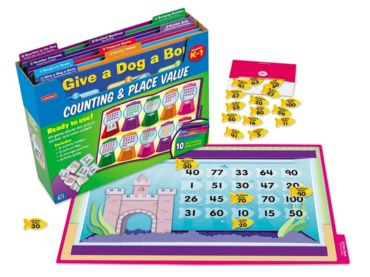 Counting & Place Value Folder Game Library - K-Gr. 1 - US 2637
