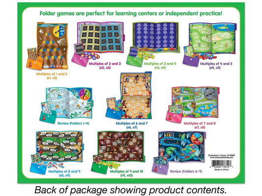 Multiplication Facts Folder Game Library - Gr. 3-5 - US 5861