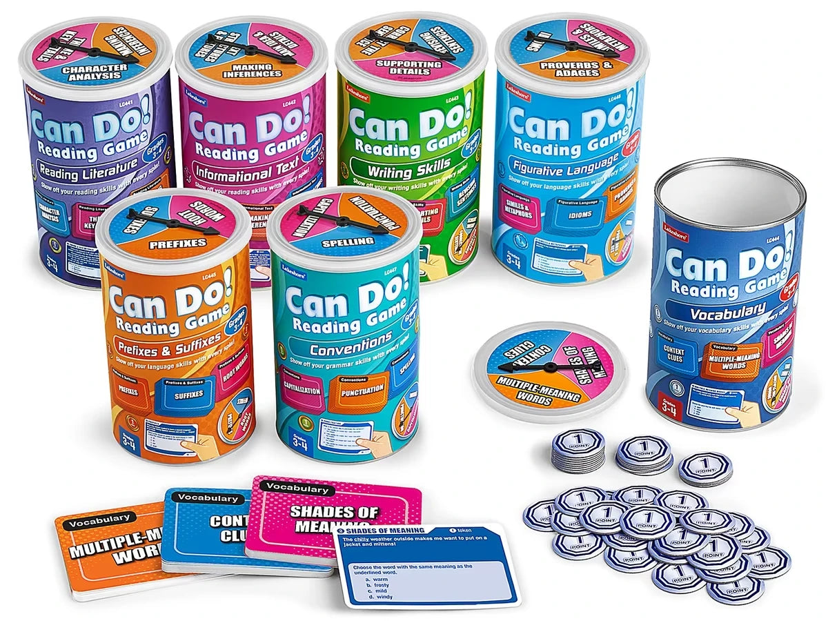Can Do! Reading Games - Complete Set - US 4530