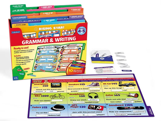 Grammar & Writing Folder Game Library - Gr. 4-5 - US 1691