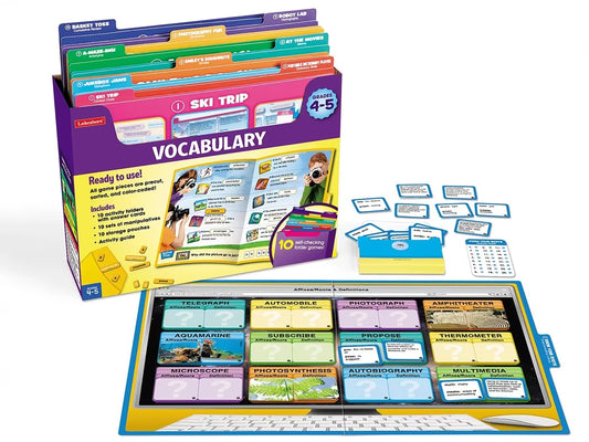 Vocabulary Folder Game Library - Gr. 4-5 - US 7181