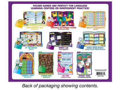 Vocabulary Folder Game Library - Gr. 4-5 - US 7181