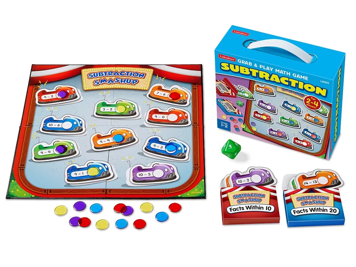 Subtraction Grab & Play Game - Gr. 1-2 - US 5938