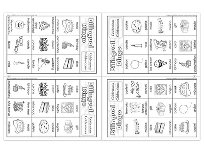 Bilingual Bingo Workbook - US 4958